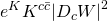 \displaystyle {{e}^{K}}{{K}^{{c\bar{c}}}}{{\left| {{{D}_{c}}W} \right|}^{2}}