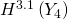 {H^{3.1}}\left( {{Y_4}} \right)