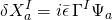 \displaystyle \delta X_{a}^{I}=i\bar{\epsilon }\,{{\Gamma }^{I}}{{\Psi }_{a}}